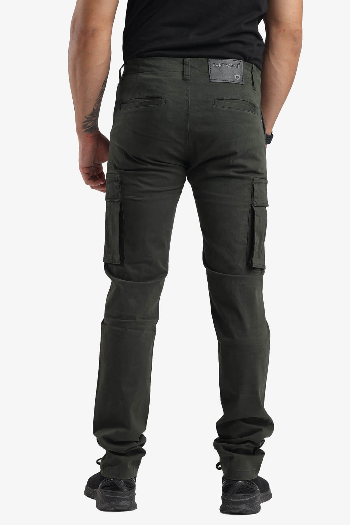 Imported Men's Regular Fit Casual Cotton Cargo Joggers