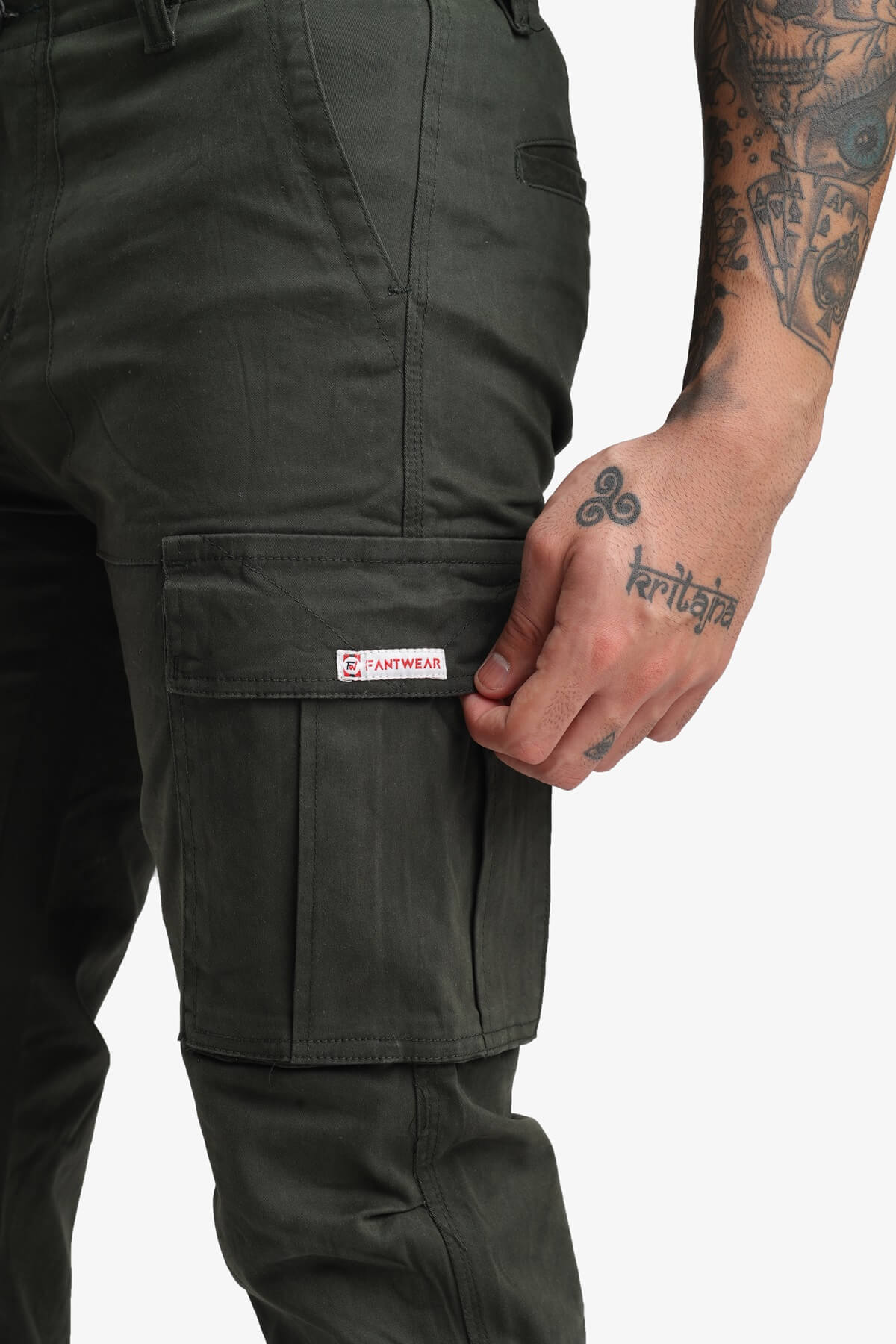 Imported Men's Regular Fit Casual Cotton Cargo Joggers