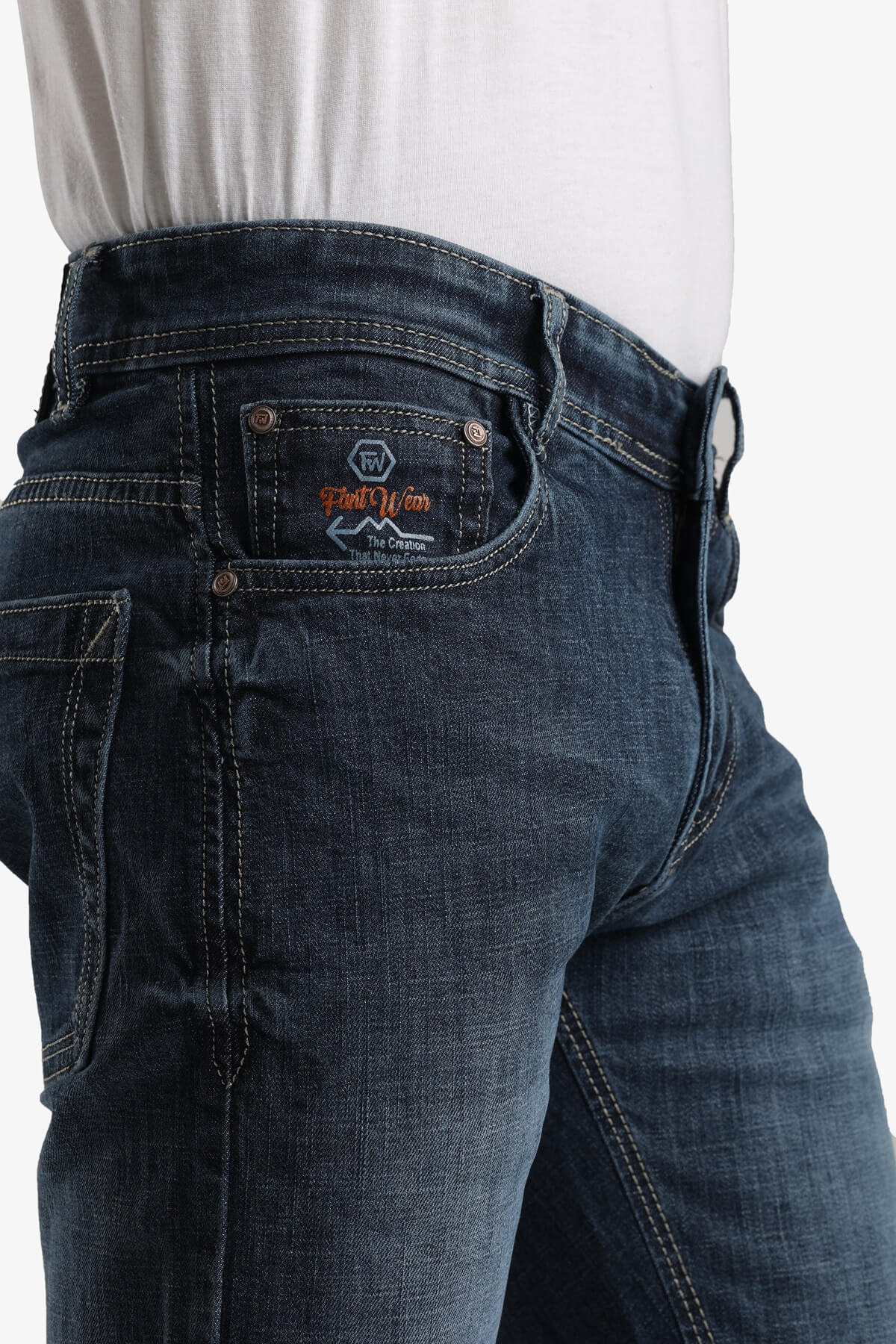 Division Dark Navy Blue Jeans