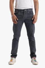 Men's Dark Gray Rich Stretchable Jeans