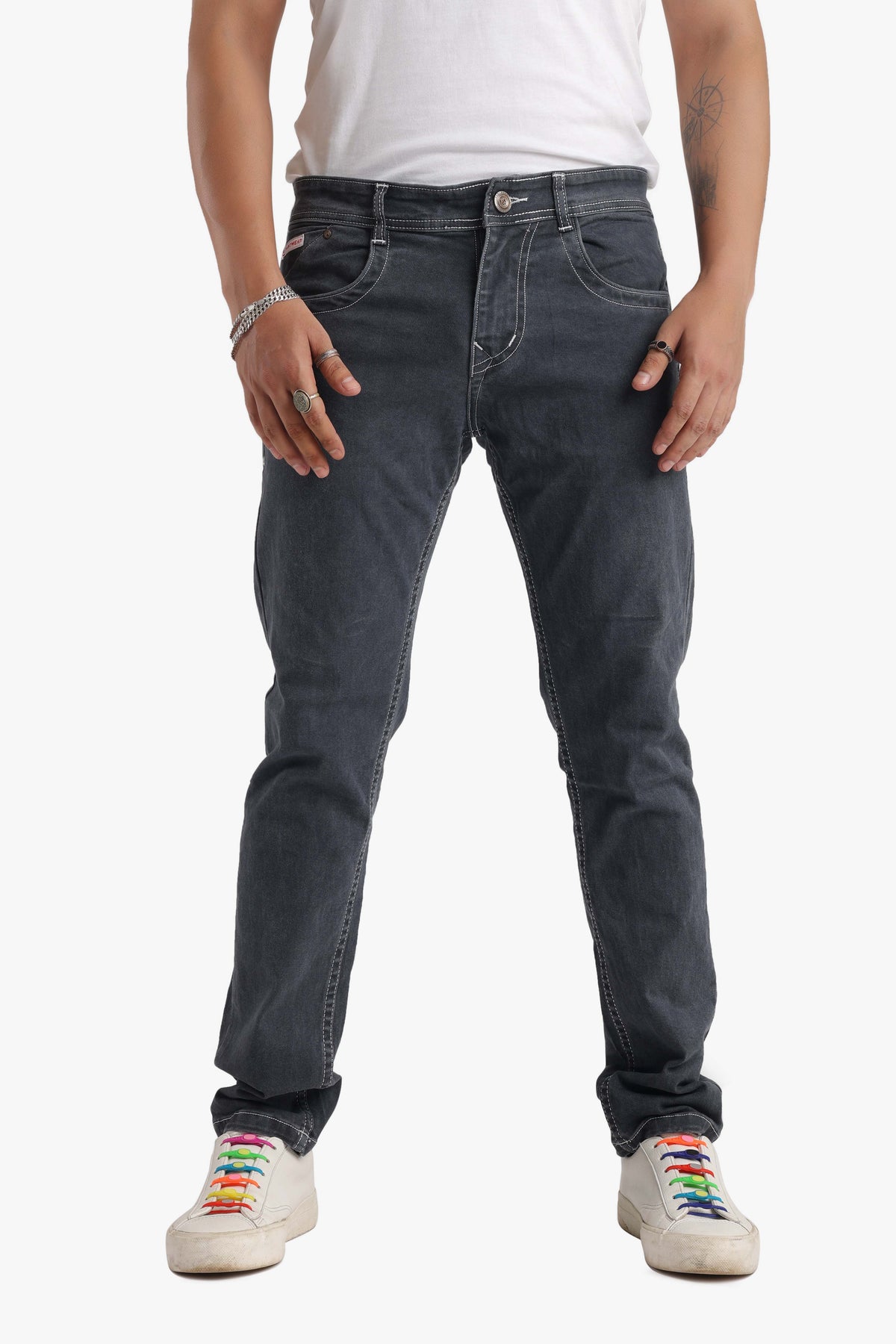 Dynamic Fit Dark Grey Jeans