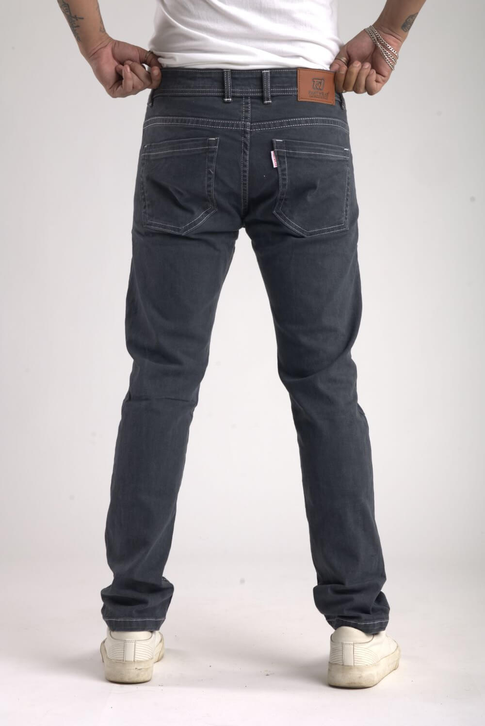 Special Black Plain Straight Fit Jeans