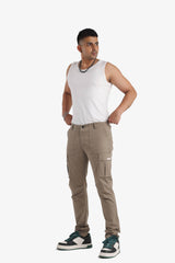 Men's Regular Fit Casual Cotton Cargo Joggers