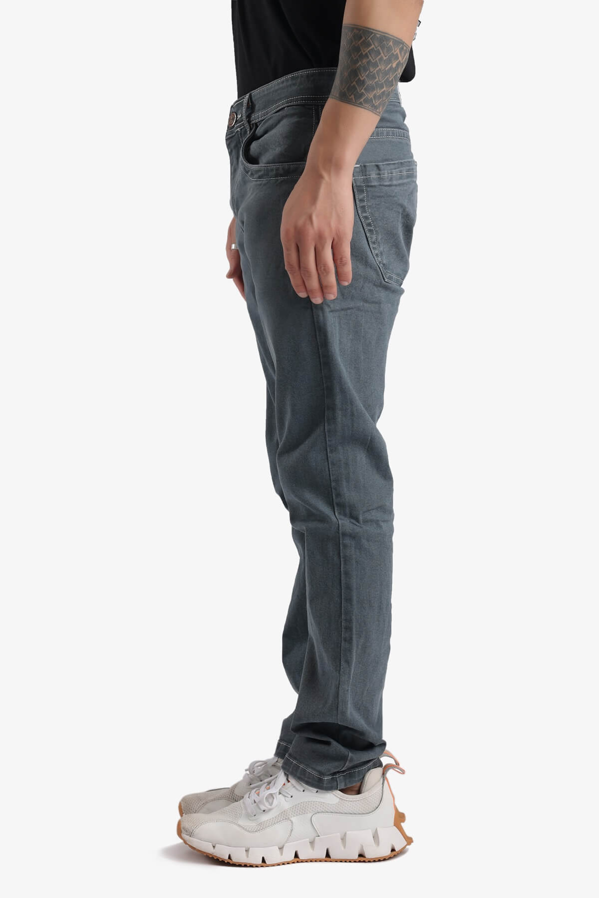 Plain Light Gray RFD Jeans