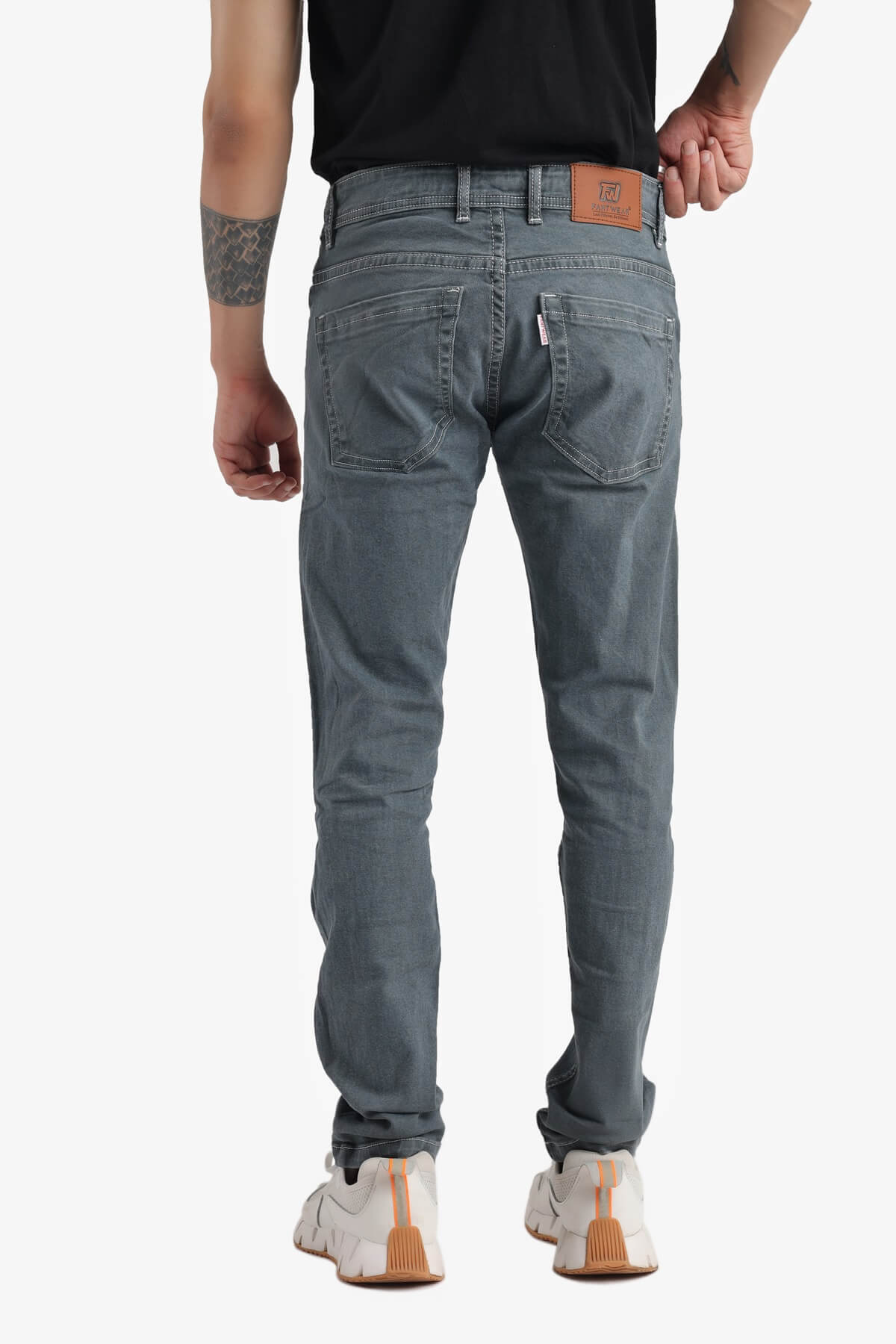 Plain Light Gray RFD Jeans