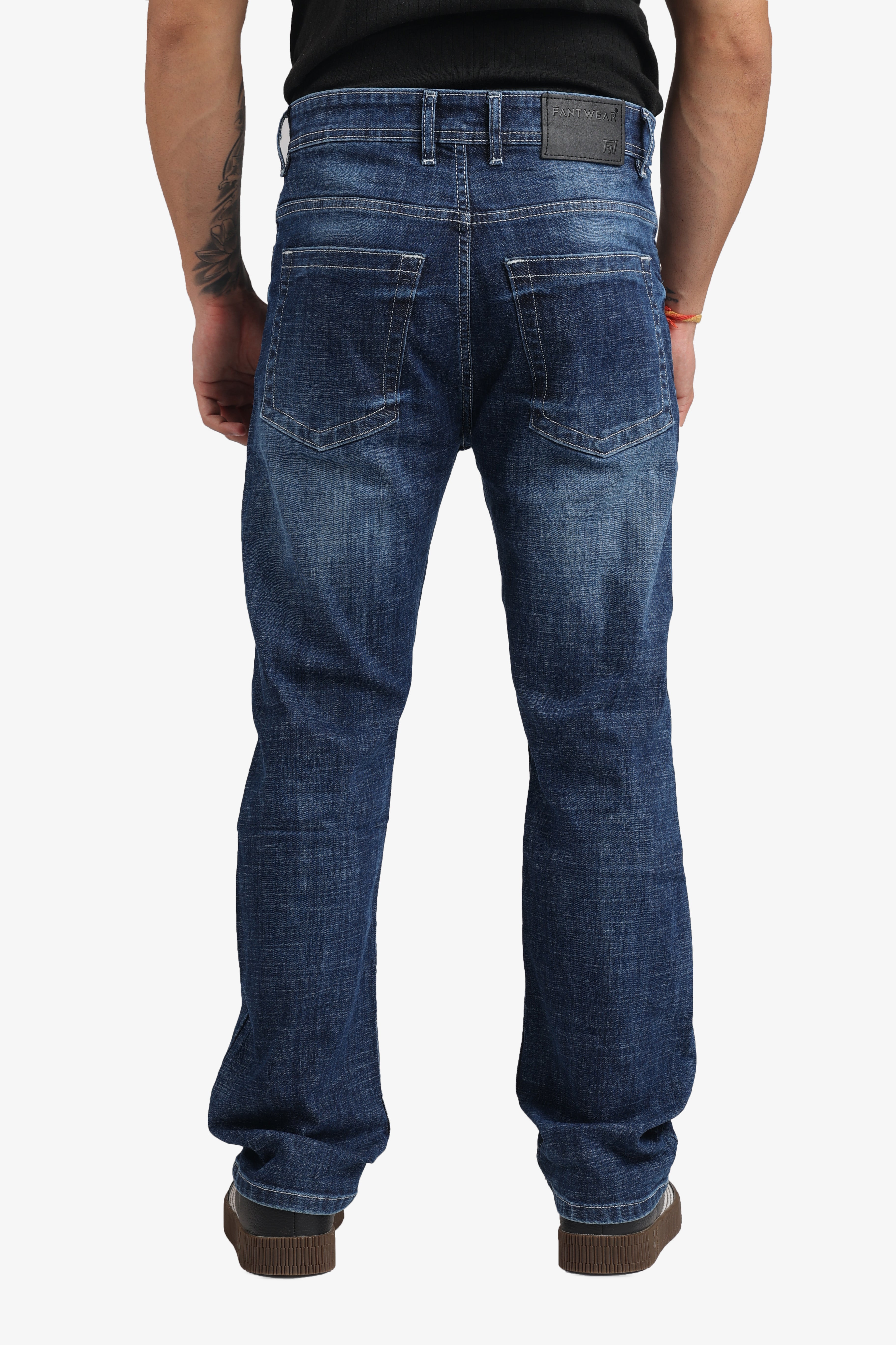 Vintage Blue Straight Fit Jeans