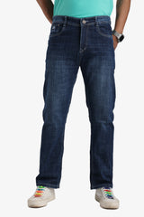 Washed Blue Regular Fit Jeans