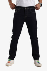 Imported Solid Black Denim fully stretchable