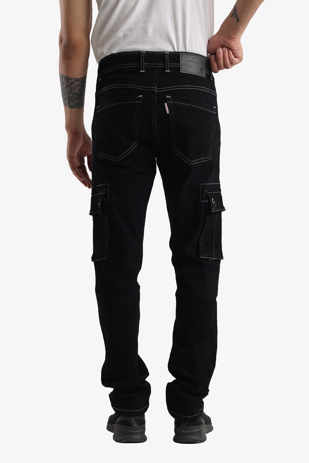 Cargo black jeans  Premium fabric