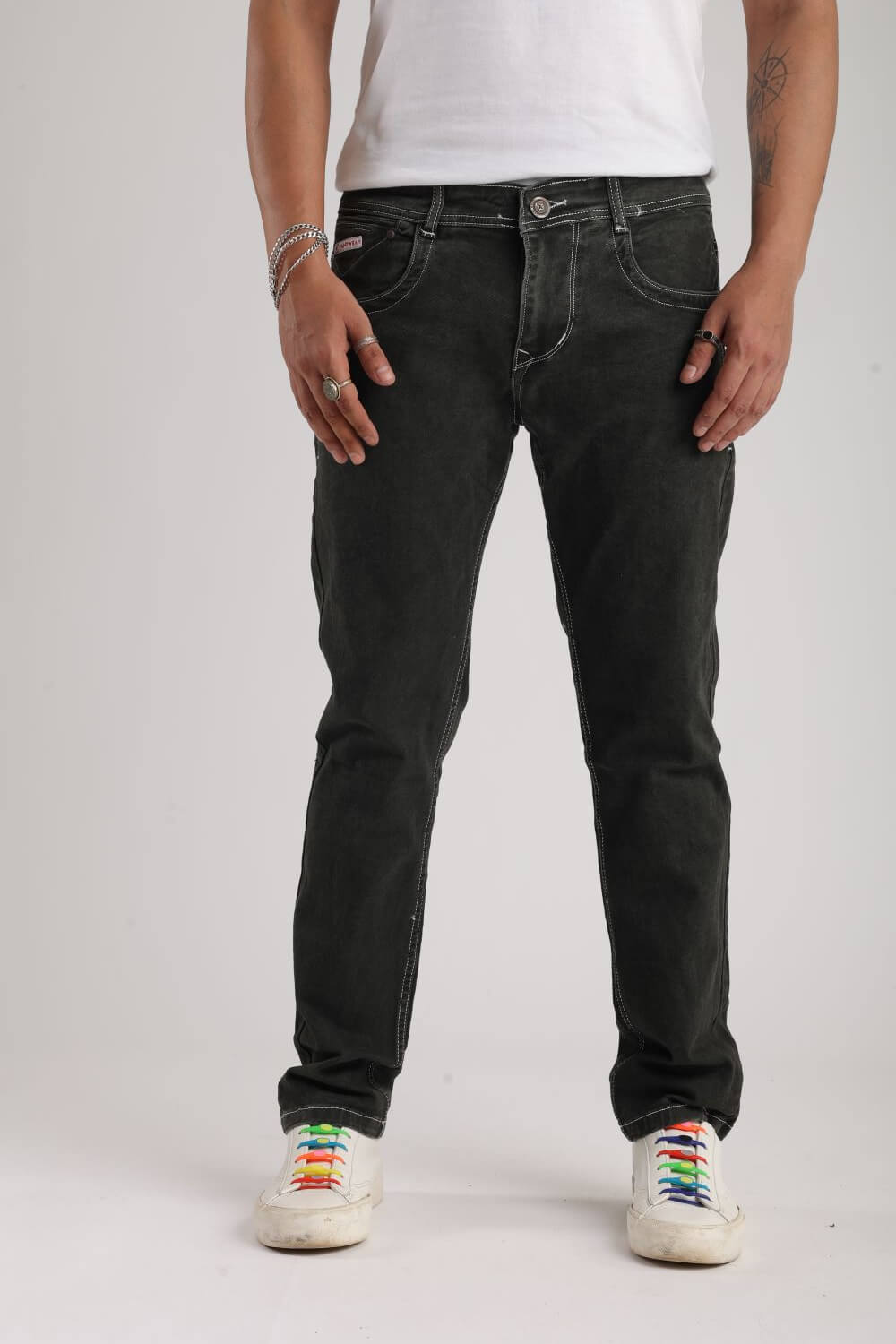 Tone Charcoal Black Jeans