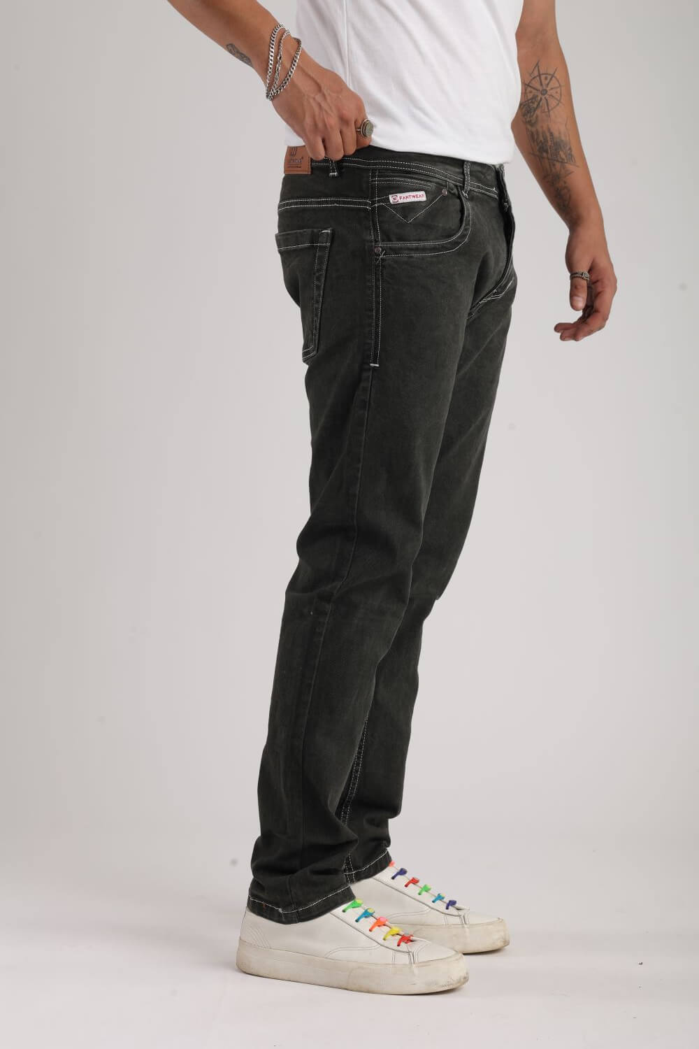 Tone Charcoal Black Jeans