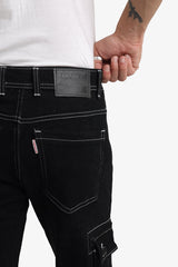 Cargo black jeans  Premium fabric