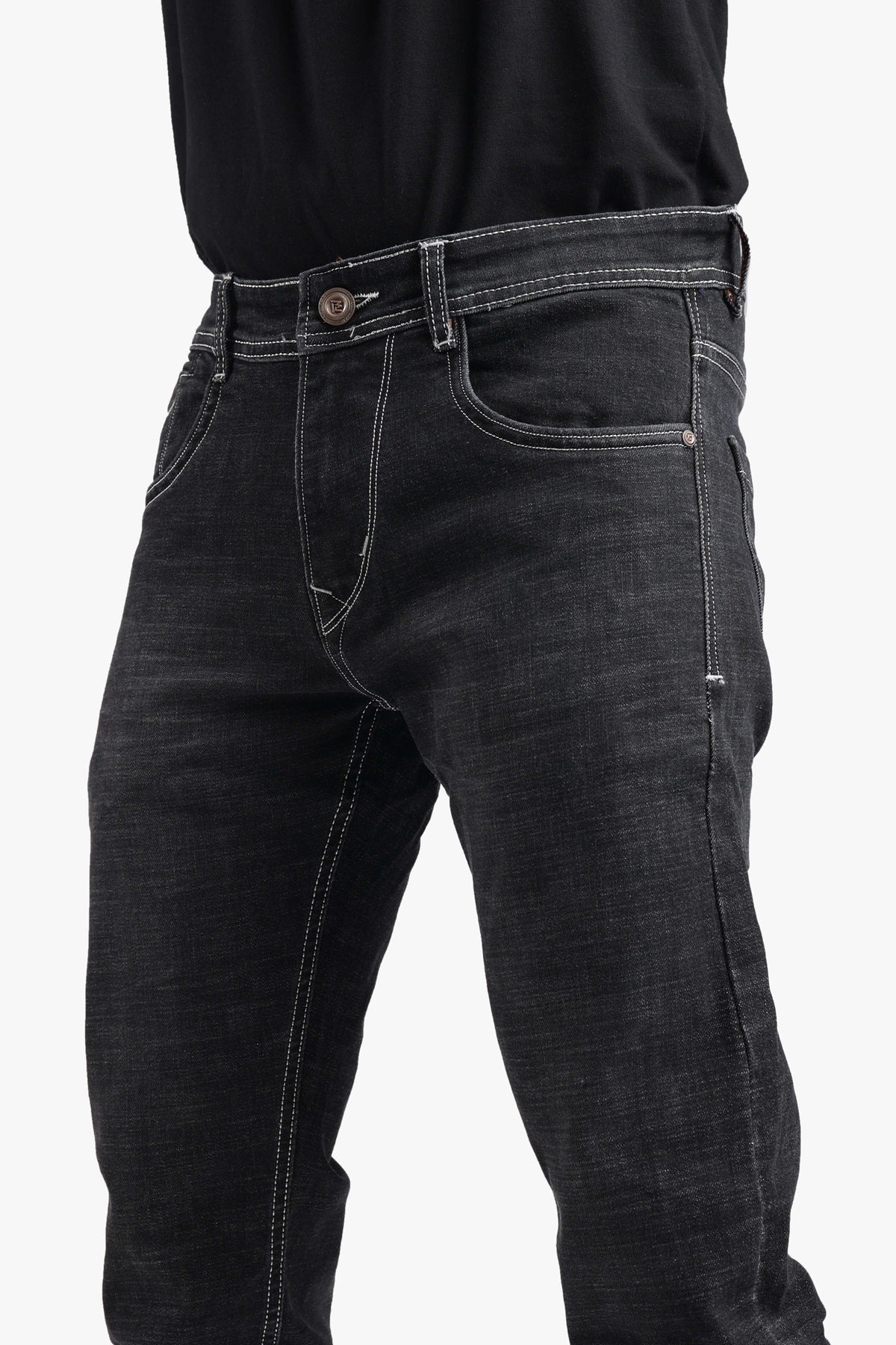 Dark gray blackish Denim comfort Fit