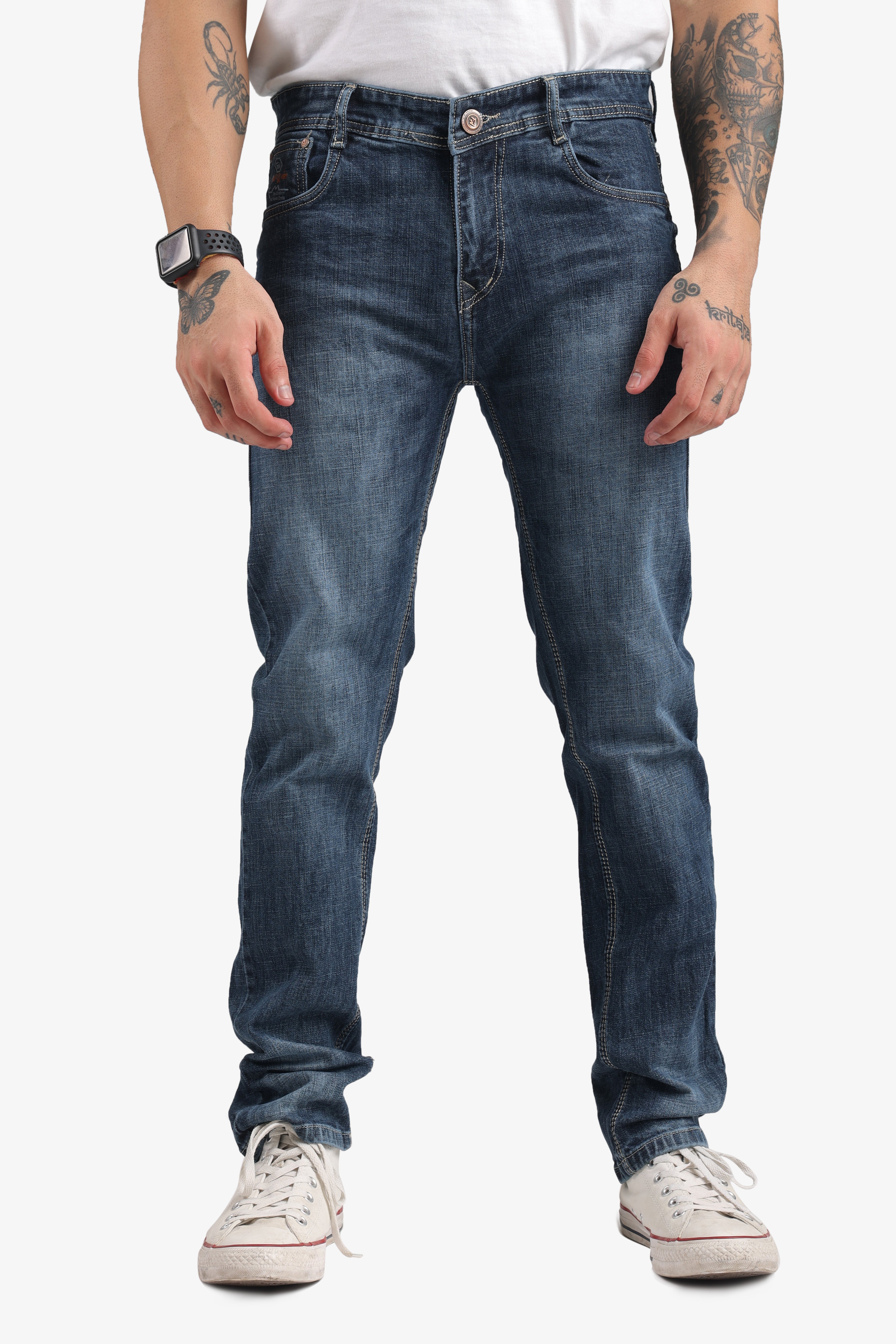 Classic Blue No-Fade Jeans