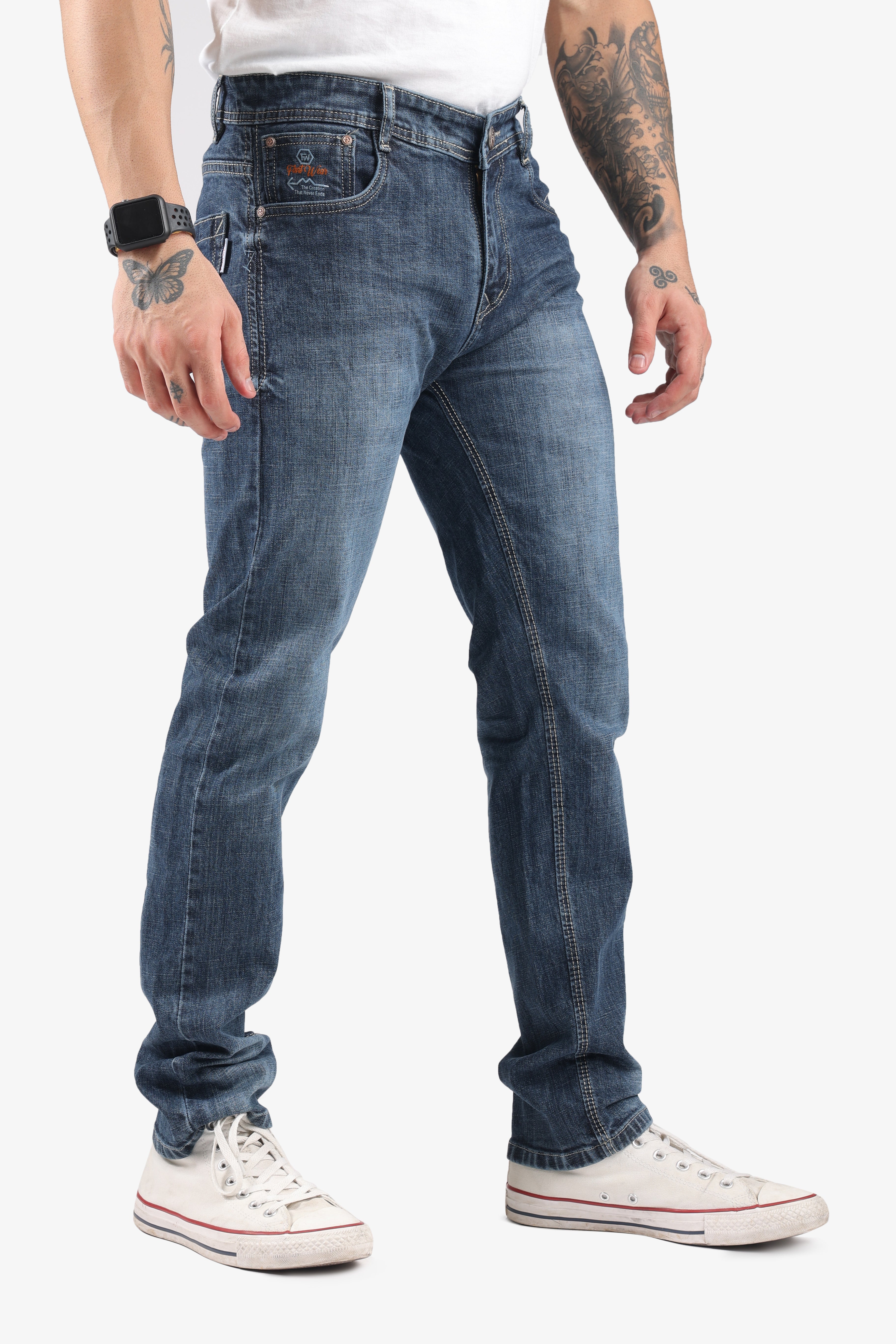 Classic Blue No-Fade Jeans