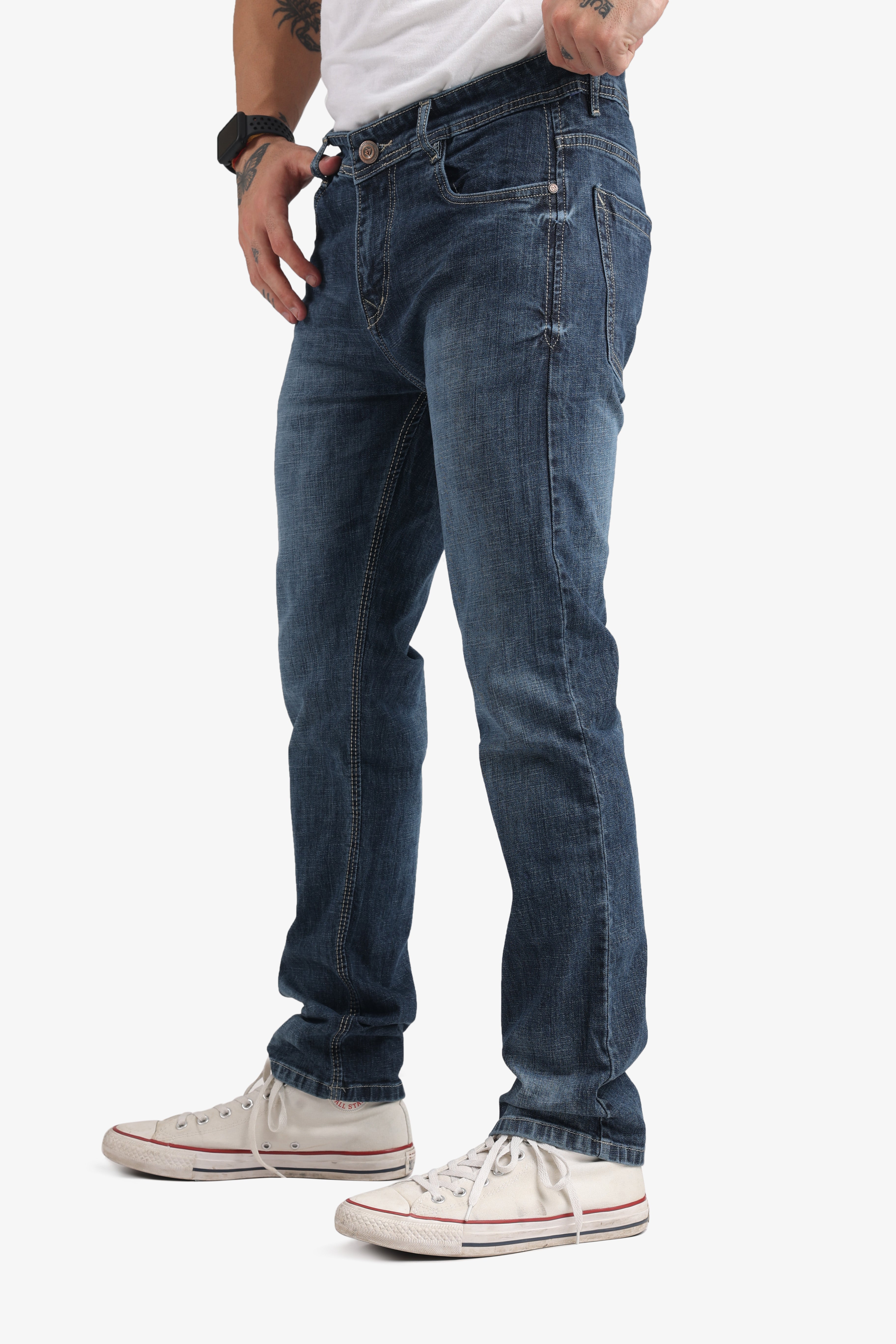 Classic Blue No-Fade Jeans