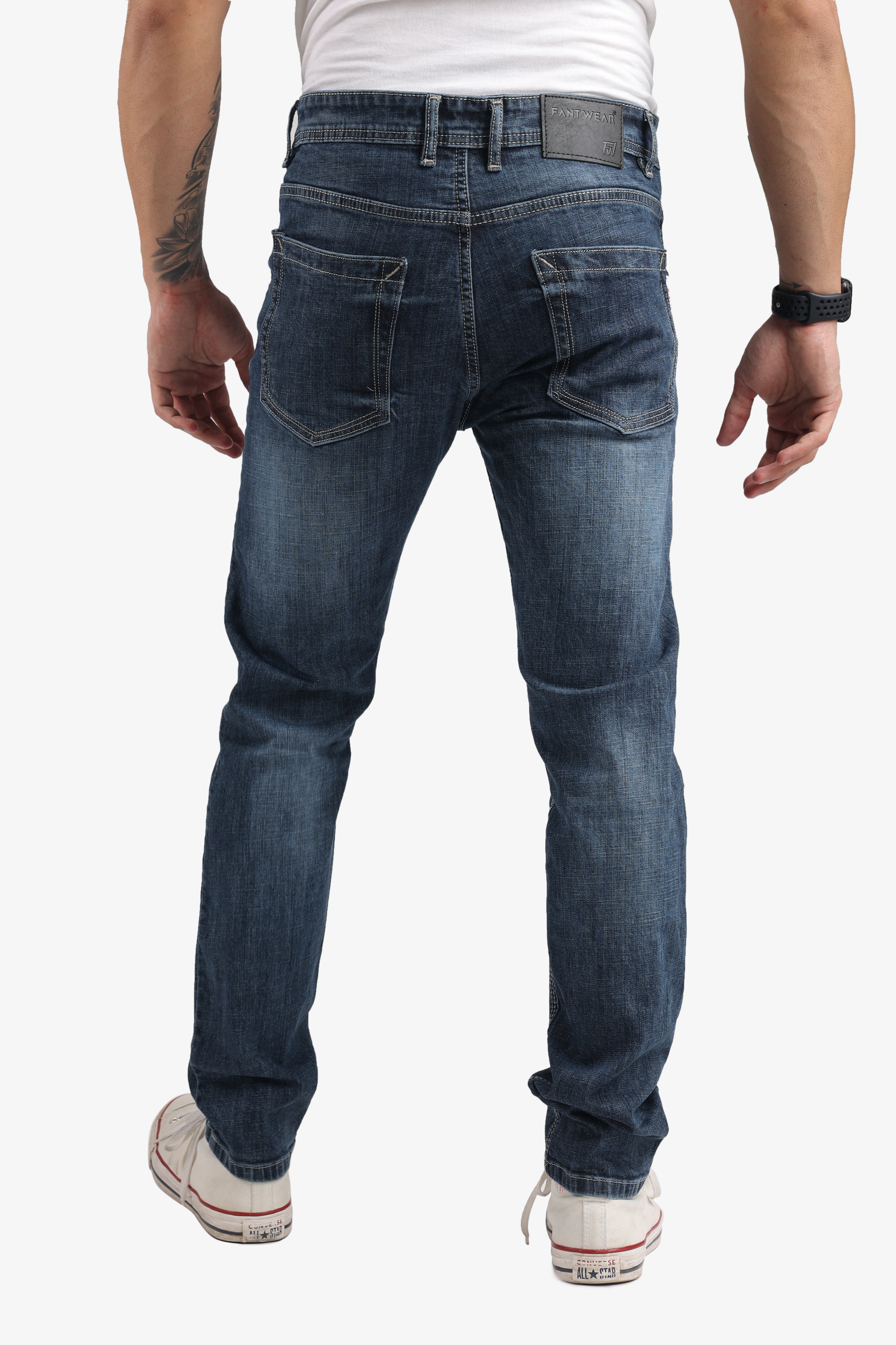 Classic Blue No-Fade Jeans