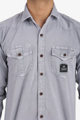 Light Grey Denim Shirt