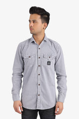 Light Grey Denim Shirt