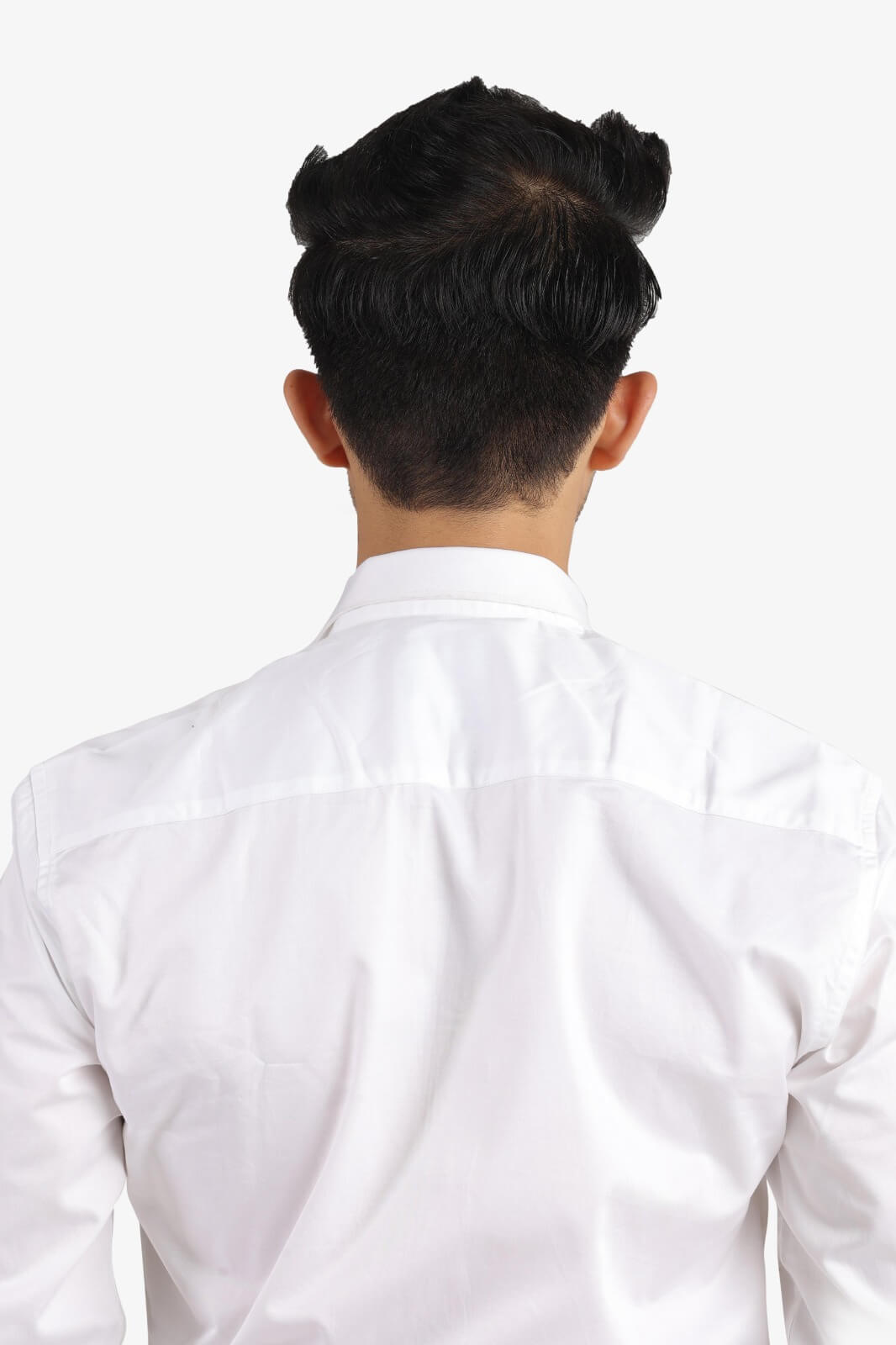 White Giza Satin Shirt